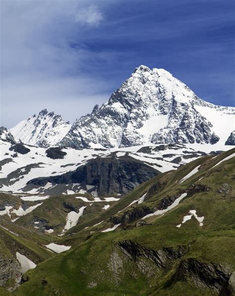 Austria S Highest Mountain The Grossglockner Stock Image Image Of