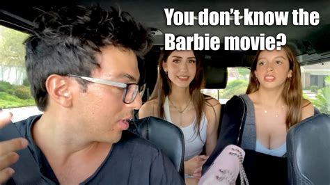 uber passengers try to take driver to see barbie movie youtube