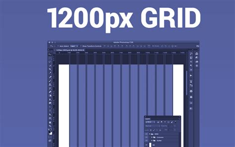Photoshop Grid Template Designing Through The Line