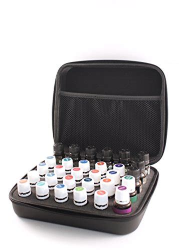 Aromatherapy 30 Bottle Essential Oil Carrying Case Hold 5ml And 15ml