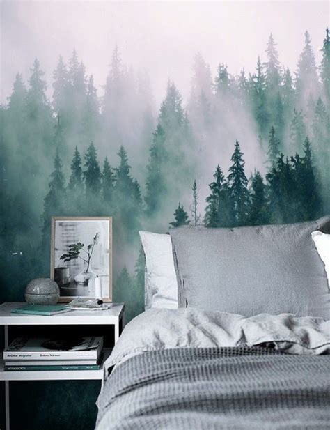 Green Forest Wallpaper Mural Removable Peel And Stick