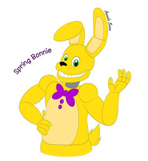 Spring Bonnie By Amanddica Hello Friend Fnaf Bonnie Pikachu Animation Deviantart Spring