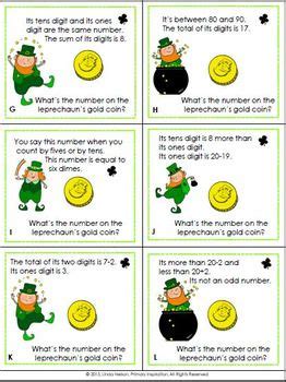 Mar 02, 2013 · riddles. St. Patrick's Day Riddles Two-Digit Numbers Free | TpT in 2020 | Math riddles, Classroom ...