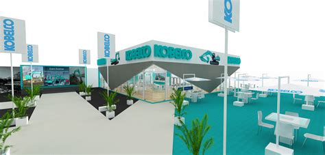 Kobelco Exhibition Stand Design By Mohammed Shahul At