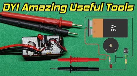 Diy Simple Continuity Tester How To Make Continuity Tester Youtube