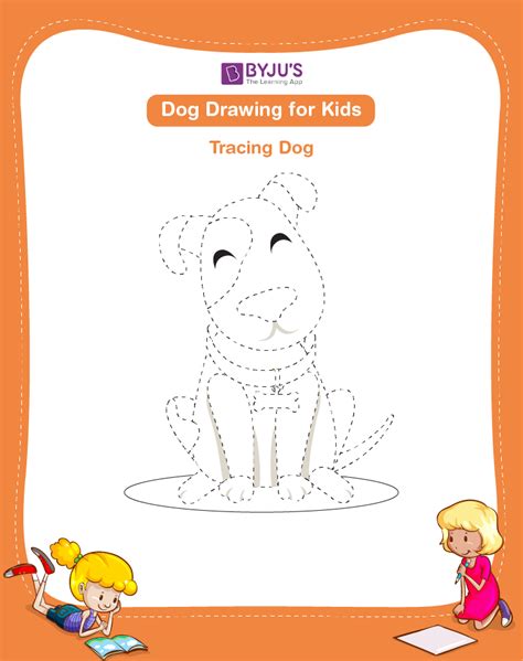 Dog Drawing For Kids Free Easy Dog Drawing For Kids