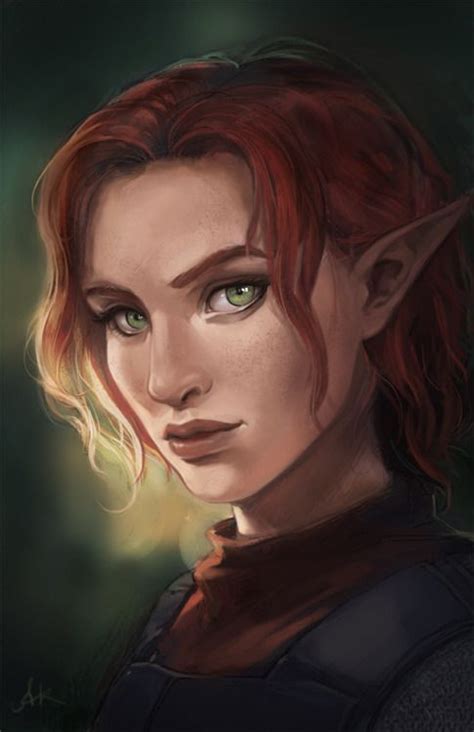 Elf Art Female Elf Character Inspiration