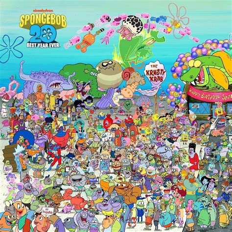Spongebob Squarepants On Instagram Every Character Ever Swipe To