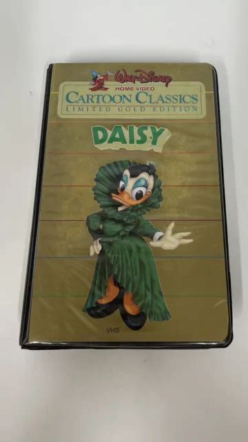 Daisy Cartoon Classics Limited Gold Edition Vhs Walt Disney Home