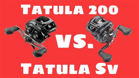 Daiwa Tatula SV Vs Tatula 200 Does The SV Spool Make A Difference