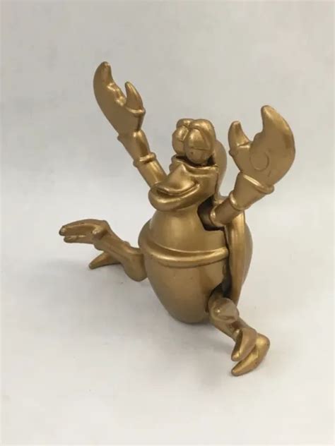 Little Mermaid Gold Sebastian Mcdonalds 1996 Happy Meal Wind Up Toy £974 Picclick Uk