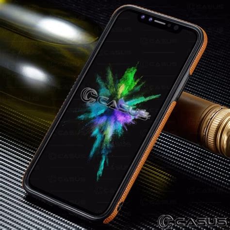 For Iphone Xs Max Xr Case Slim Luxury Pu Leather Back Ultra Thin Case