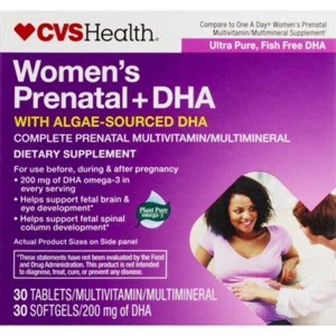 cvs health women s prenatal dha tablets softgels 60 ct pick up in store today at cvs