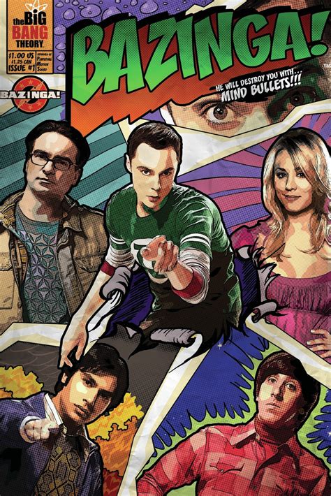 Poster Plakat Big Bang Theory Bazinga Gaver And Merch Europosters