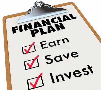 Money Saving Financial Plan Strategy Clipboard Steps
