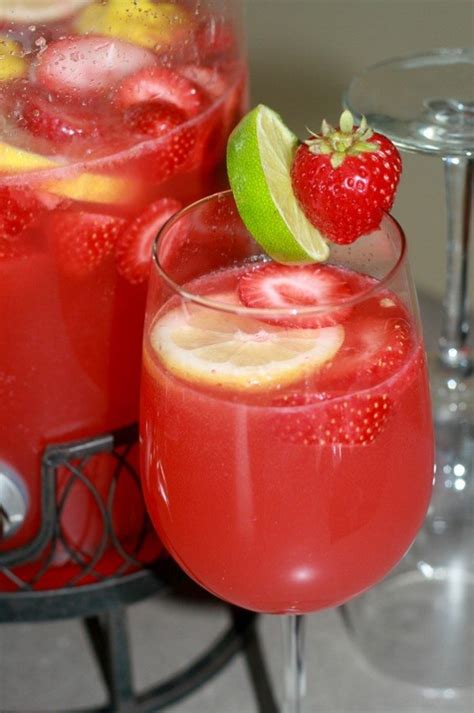 Add ice until the glass is about 3/4 of the way full. Strawberry Limeade Rum Punch Recipe- All She Cooks