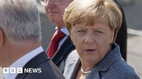 Migrants Crisis Merkel Vows No Tolerance Of Migrant Hatred Bbc News