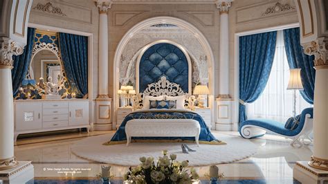 The trick here is to evoke a certain palatial energy, while also adding a contemporary touch. Luxury Mansion Interior " Qatar " on Behance