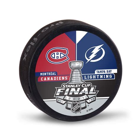 Montreal Canadiens Nhl Stanley Cup Finals Hockey Puck Tampa Bay