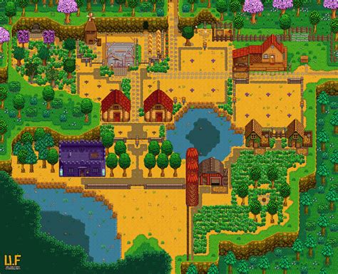 Possible Combat Farm Layout Farmsofstardewvalley Stardew Farms