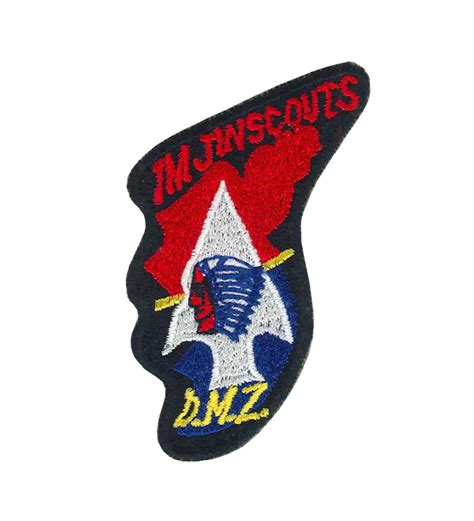 Us Army Imjin Scouts Patch In Cut Edge Style Repromoc