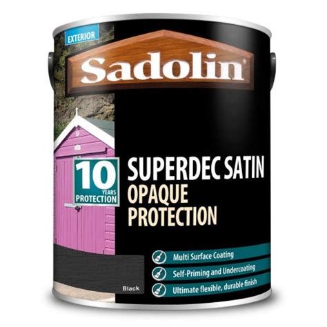 Sadolin Superdec Opaque Wood Protection Satin Ready Mixed The Paint Shed