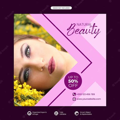 Premium Psd Beauty Instagram Post Or Social Media Banner Template