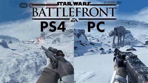 Star Wars Battlefront Beta Pc Vs Ps4 4k Vs 1080p Ultra