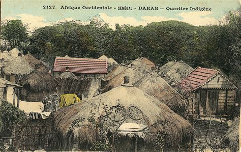 Lot Antique Vintage Postcard Senegal Dakar Africa