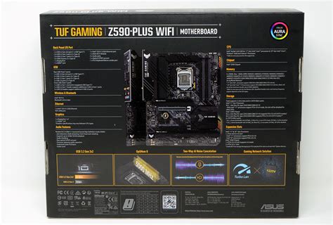 Asus Tuf Gaming Z590 Plus Wifi Review Packaging And Contents Techpowerup
