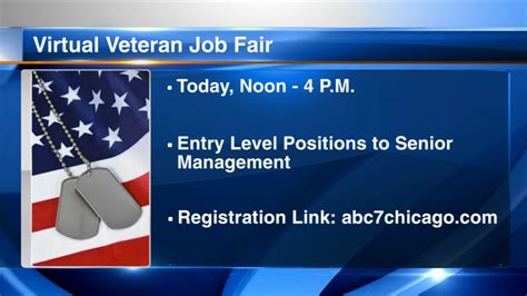 Virtual Job Fair Offering Career Opportunities For Veterans The Live Usa