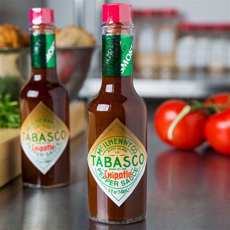 Tabasco® 5 Oz Chipotle Pepper Hot Sauce 12 Case