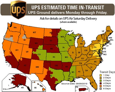 28 Ups Delivery Map Time Maps Online For You