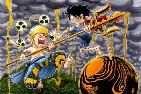 In case you are unable to see the exact size you are looking for, simply go for 'original' or largest. Manga - Artist: Luffy Vs Enel
