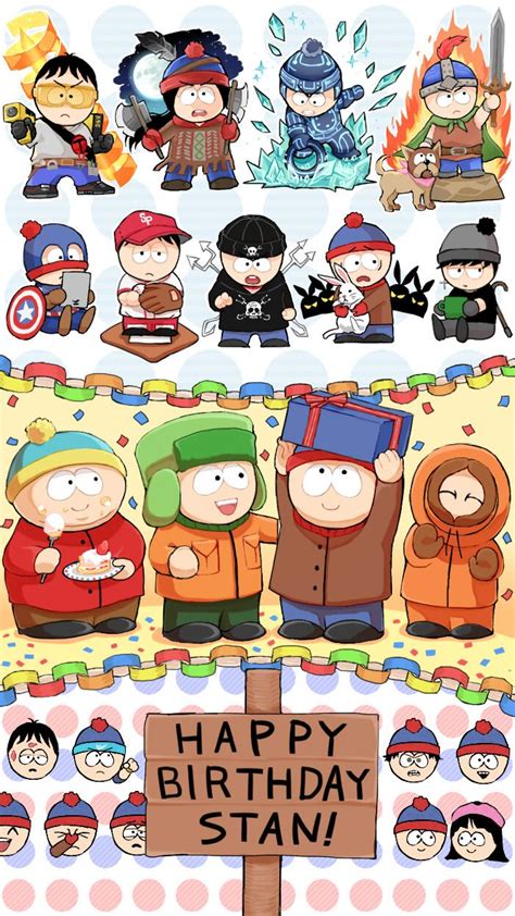 Happy Birthday Stan South Park Anime Creek South Park South Park Funny