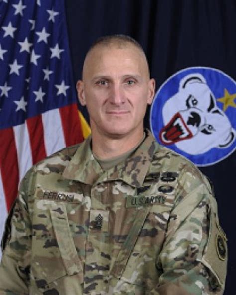 Command Sergeant Major Michael Ferrusi Article The United States Army
