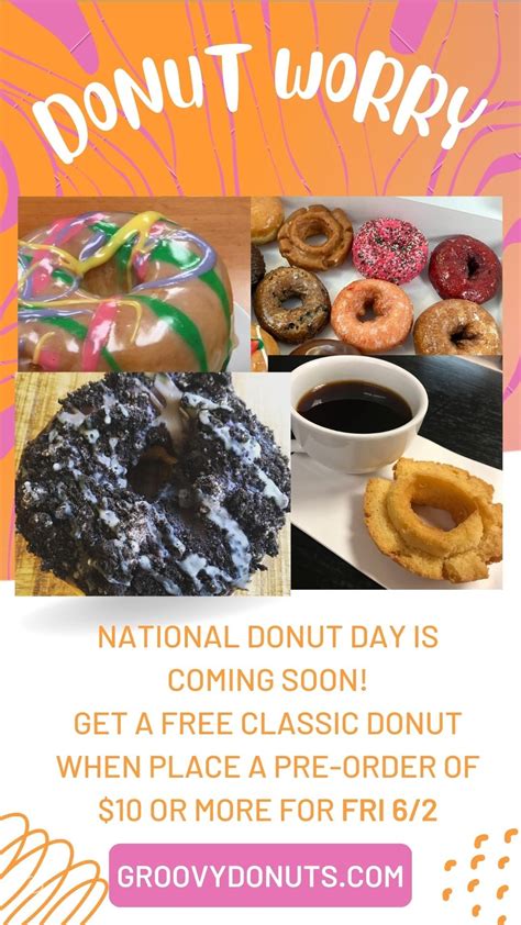 Want A Free Donut On National Donut Day — Groovy Donuts