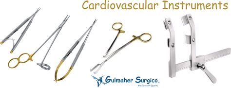 Cardiovascular Set Surgical Instruments With Trays