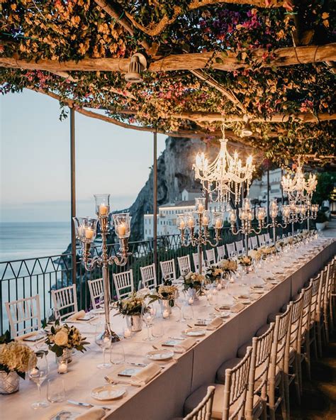 Breaktaking Wedding Reception In Amalfi Coast Italian Wedding Venues