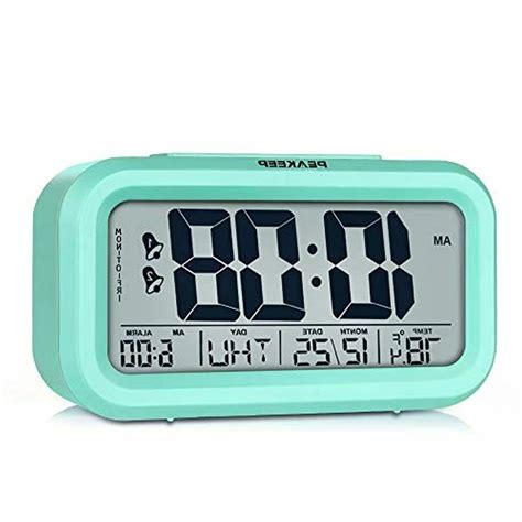 Peakeep Battery Operated Cordless Digital Clock With 2
