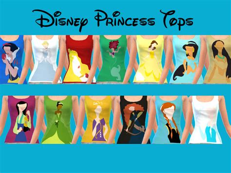 The Sims Resource Disney Princess Tops