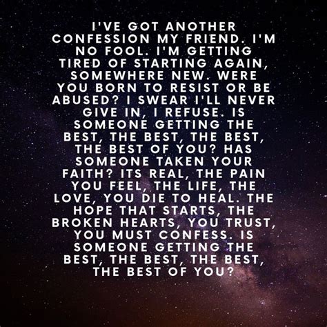 Check spelling or type a new query. Lyrics By Foo Fighters "Best of You" | Foo fighters lyrics ...