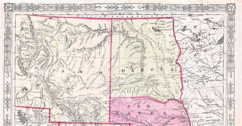 Map Of Wyoming And South Dakota