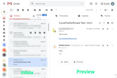 How To Get Outlook Style Email Preview In Gmail