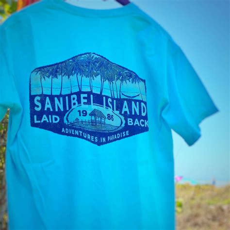 laid back sanibel tee adventures in paradise outfitters to the outsiders