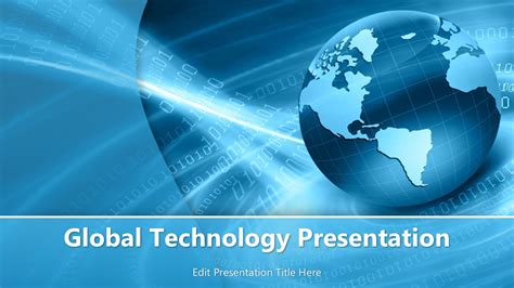 Global Technology Powerpoint Template Powerpoint Templates