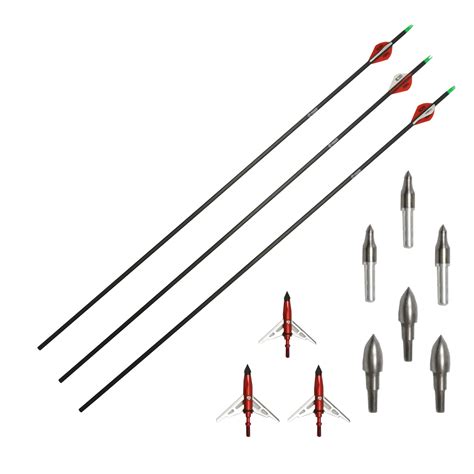 Safari Choice Archery 33 All Carbon Hunting Arrows 3 Arrows