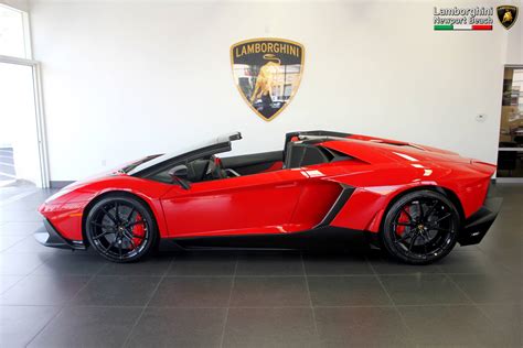 Stunning Rosso Mars Lamborghini Aventador Lp720 4 Roadster 50th