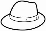 Hat Coloring Colouring Gentleman Birthday Hats Template Sun Floppy Starry Templates Coloringsun Paper Clipartmag sketch template