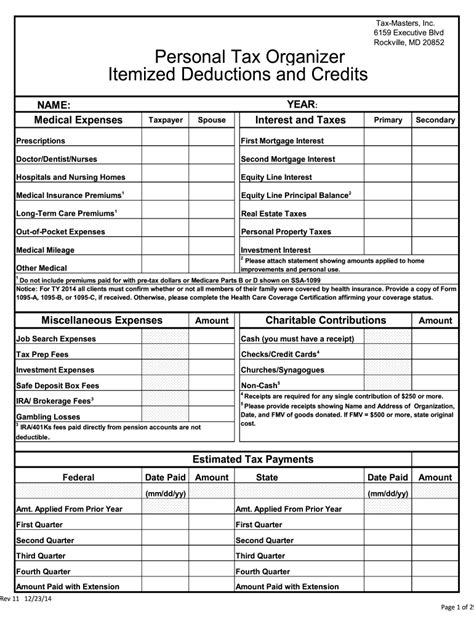 Https://wstravely.com/worksheet/free Printable Tax Deduction Worksheet